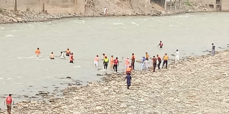 Two Drown in Panjkora River; One Body Recovered, Search Ongoing for Second