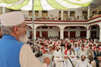 Unity Urged Amid War Situation as Sirajul Haq Pays Tribute to Martyred Maaz Khan in Lower Dir