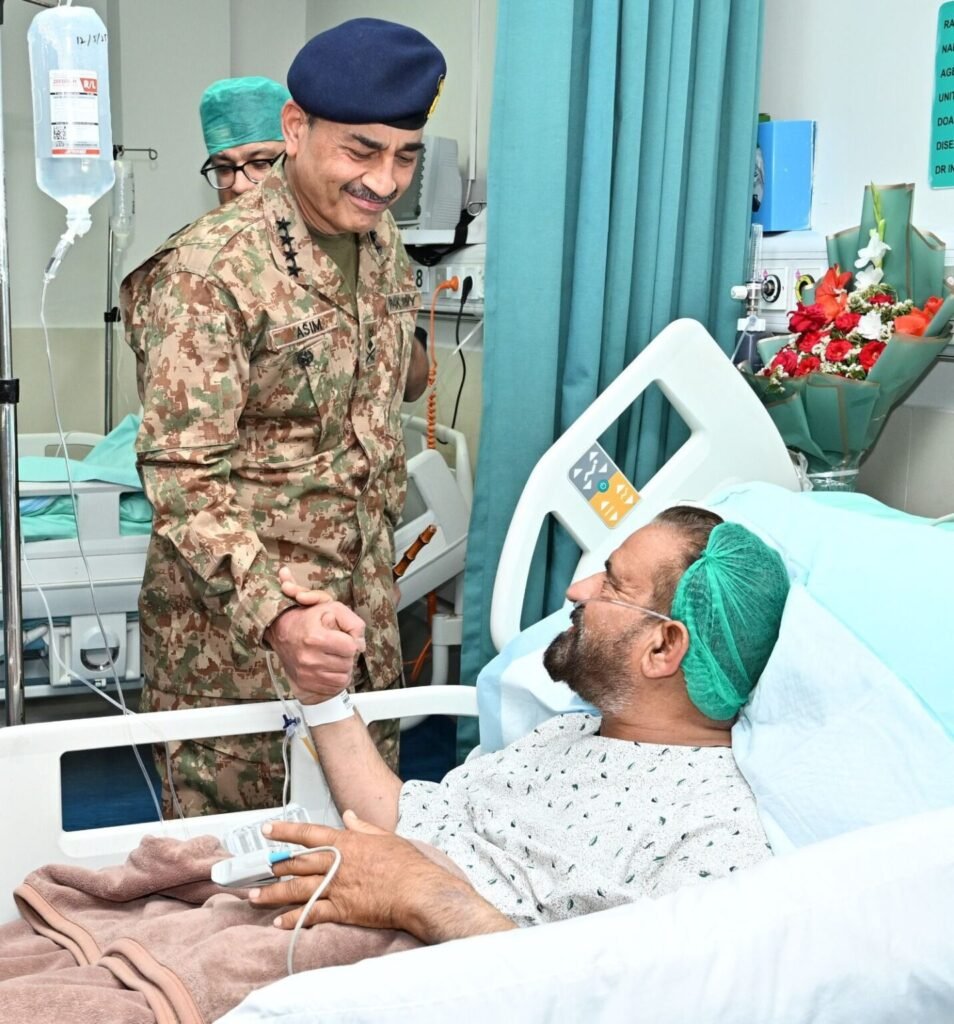 COAS General Syed Asim Munir Visits Injured Soldiers and Civilians at CMH Rawalpindi, Reaffirms Commitment to Their Welfare COAS General Syed Asim Munir Visits Injured Soldiers and Civilians at CMH Rawalpindi, Reaffirms Commitment to Their Welfare