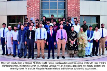 Malaysian Deputy Head Highlights Strong Bilateral Ties and Scholarships at COMSATS University Islamabad