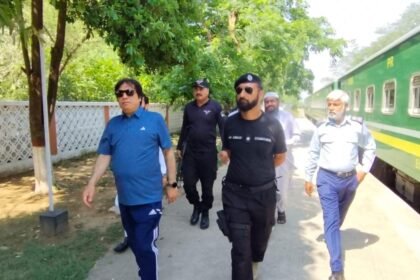 Federal Minister for Railways, made a surprise visit to Margalla Railway Station today