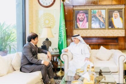 Federal Minister for Railways Muhammad Hanif Abbasi Meets Saudi Ambassador Nawaf bin Saeed Ahmad Al-Malki