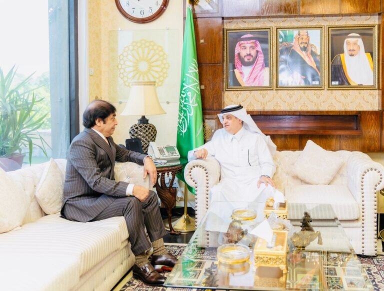 Federal Minister for Railways Muhammad Hanif Abbasi Meets Saudi Ambassador Nawaf bin Saeed Ahmad Al-Malki
