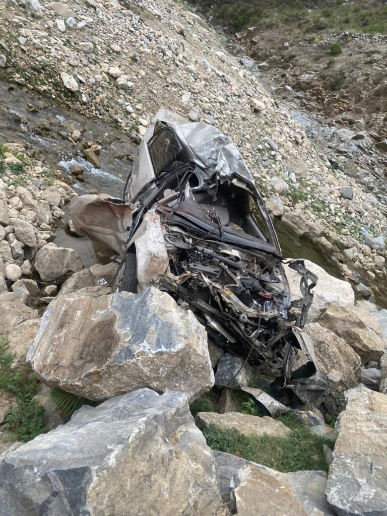 Speeding Car Falls into Gorge, Three Including Woman Killed in Buner district Speeding Car Falls into Gorge, Three Including Woman Killed in Buner district