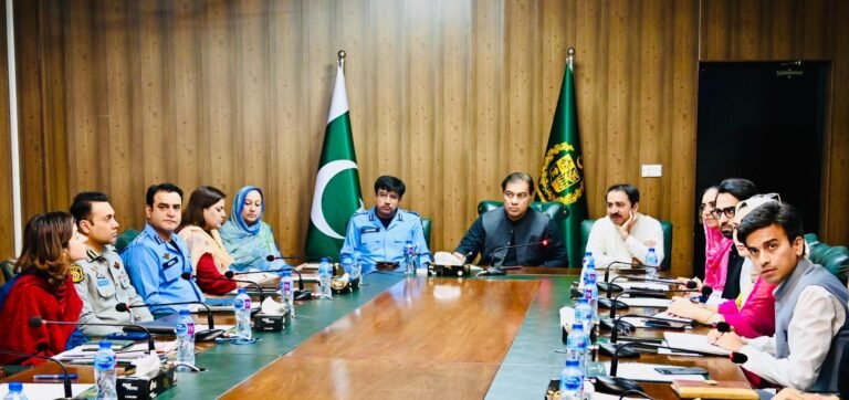 A high-level meeting chaired by the Chief Commissioner, Islamabad Capital Territory