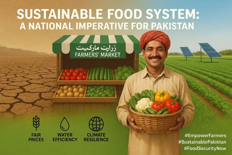 Building a Sustainable Food System: A National Imperative for Pakistan’s Future Building a Sustainable Food System: A National Imperative for Pakistan’s Future