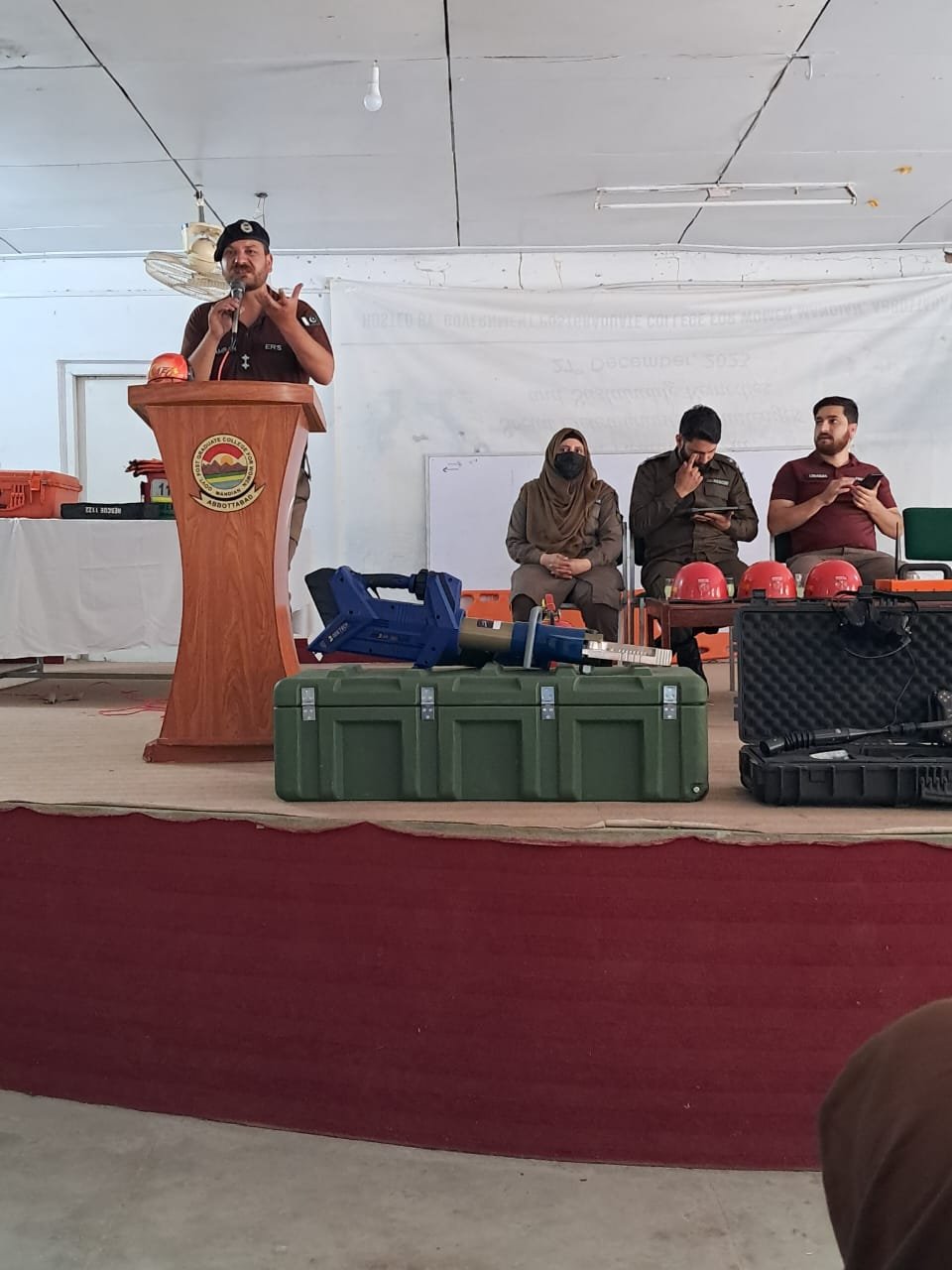 Rescue training held at Government Degree 2 College.FirstAid and Fire SafetyTrainingAbbottabad