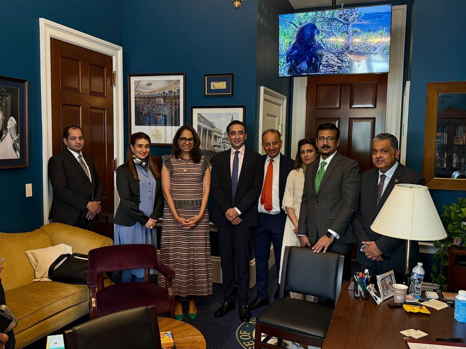 Pakistan's delegation to USA holds meetings with Congressmen Pakistan's delegation to USA holds meetings with Congressmen