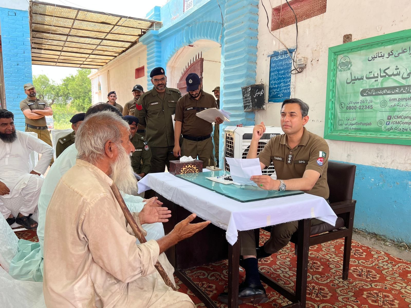 A public open court (Khuli Kachehri) was held by District Police Officer (DPO) Jhelum