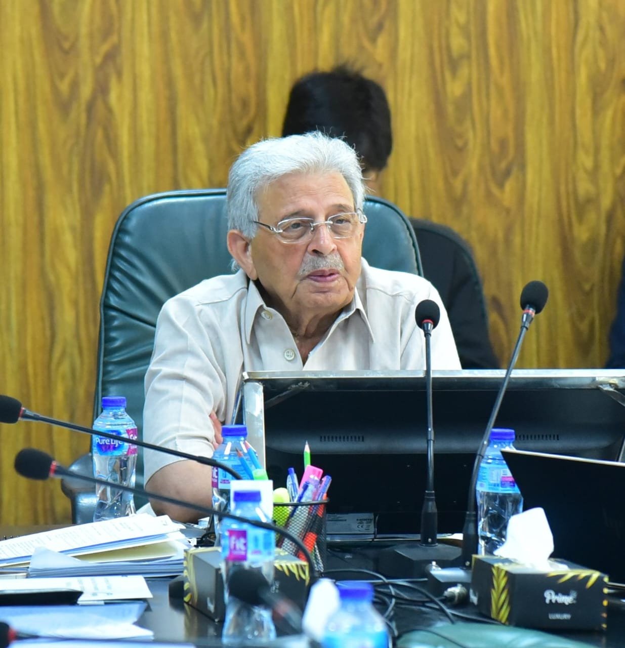 Federal Minister for National Food Security & Research, Rana Tanveer Hussain, chairs the 3rd Board of Governors meeting of NSDRA at MNFSR, emphasizing quality seed provision and sectoral reforms. Federal Minister for National Food Security & Research, Rana Tanveer Hussain, chairs the 3rd Board of Governors meeting of NSDRA at MNFSR, emphasizing quality seed provision and sectoral reforms.