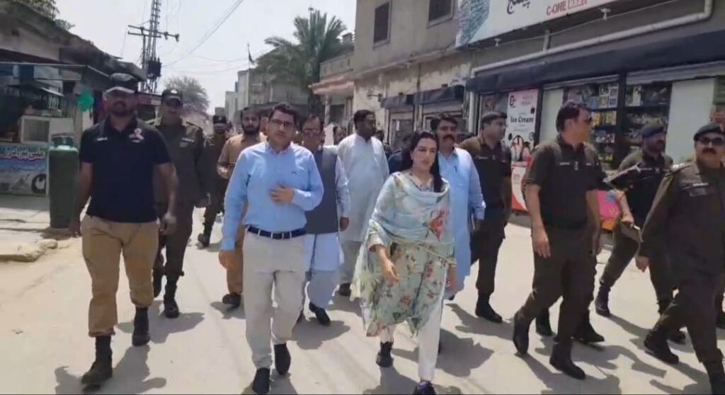 Ahmad Mohiuddin inspected the procession route for Muharram in Chakwal city on Tuesday.