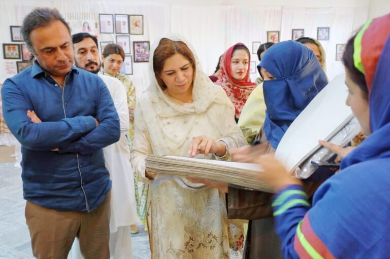 Vice Chancellor of Women University Swabi inaugurates two-day exhibition of the Department of Arts and Design