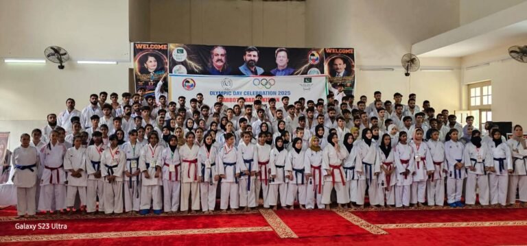 The four-day competition of the ongoing 31st National Senior Karate Championship for men in Abbottabad The four-day competition of the ongoing 31st National Senior Karate Championship for men in Abbottabad