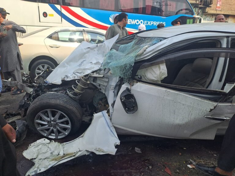 Three people died and one was seriously injured in a horrific collision between a car and a passenger bus Three people died and one was seriously injured in a horrific collision between a car and a passenger bus