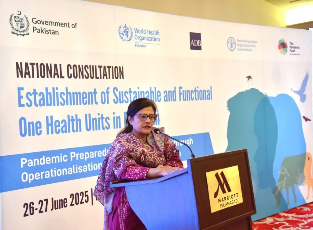 Pakistan’s Pandemic Fund begins with a national consultation to set up One Health Units