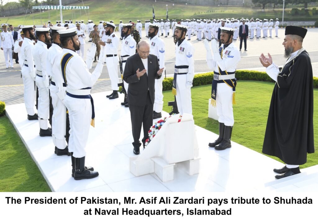 PRESIDENT ASIF ALI ZARDARI VISITS NAVAL HEADQUARTERS AND LAUDS PN’S IMPREGNABLE DEFENCE DURING MARKA-E-HAQ PRESIDENT ASIF ALI ZARDARI VISITS NAVAL HEADQUARTERS AND LAUDS PN’S IMPREGNABLE DEFENCE DURING MARKA-E-HAQ