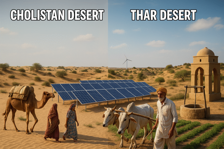 A Comparative Analysis of Livelihoods in Cholistan and Thar Desert Regions of Pakistan: Challenges, Opportunities, and Sustainable Development Strategies A Comparative Analysis of Livelihoods in Cholistan and Thar Desert Regions of Pakistan: Challenges, Opportunities, and Sustainable Development Strategies