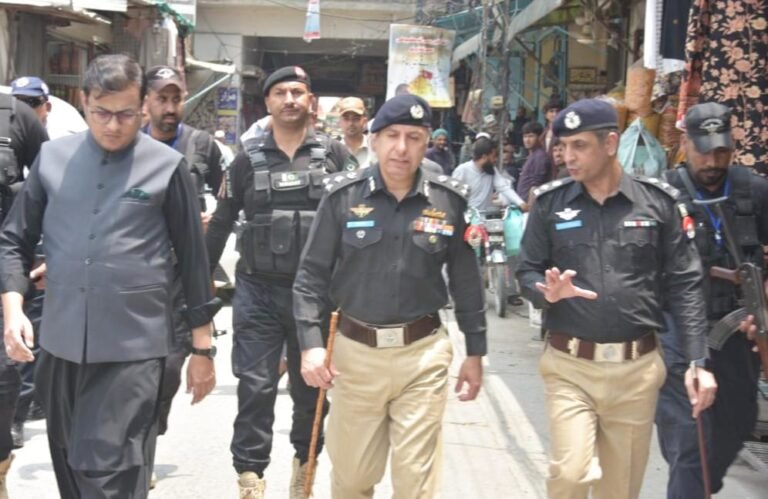 General of Police Hazara Region Nasir Mahmood Sati visited Haripur district