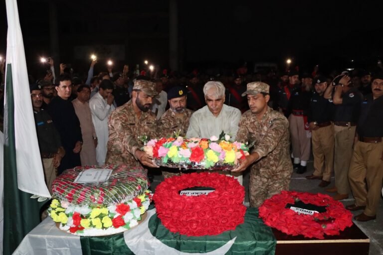Top KP Officials Visit Swat to Condole with Family of Martyred AC Faisal Ismail