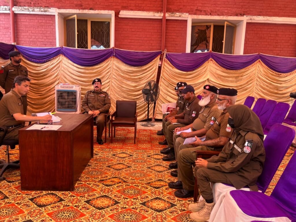 A meeting was held at Chotala Police Station under the chairmanship of DPO Jhelum A meeting was held at Chotala Police Station under the chairmanship of DPO Jhelum