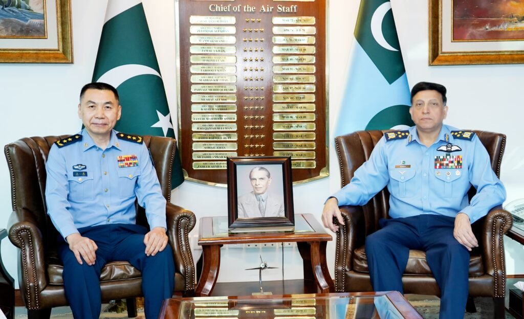 CHIEF OF STAFF OF PLAAF CALLS ON AIR CHIEF AT AIR HEADQUARTERS ISLAMABAD CHIEF OF STAFF OF PLAAF CALLS ON AIR CHIEF AT AIR HEADQUARTERS ISLAMABAD