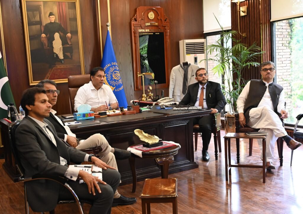 An important meeting was held at the CDA Headquarters under the chairmanship of Chairman CDA An important meeting was held at the CDA Headquarters under the chairmanship of Chairman CDA