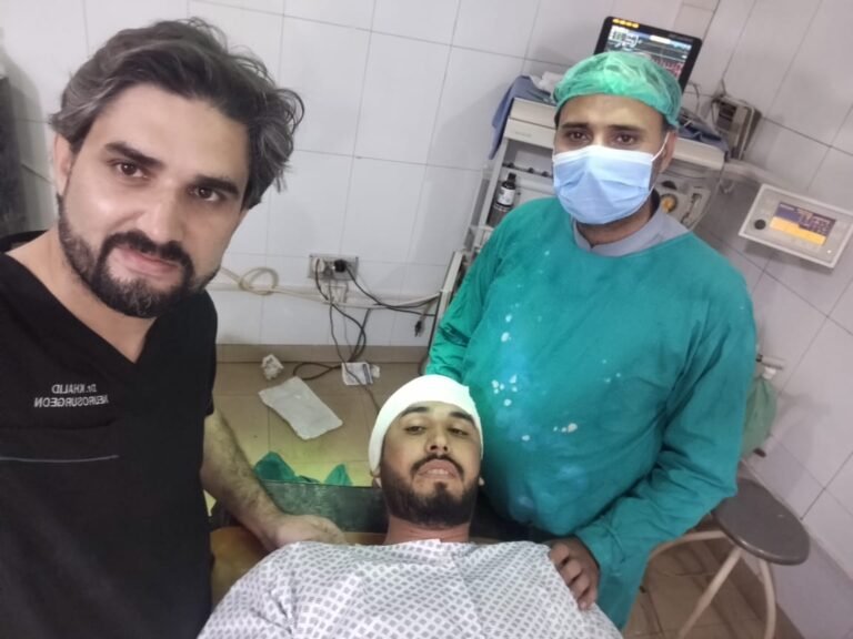 Dr. Shah Khalid, who underwent successful surgery for his first brain t umor