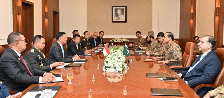 COAS Meets Indonesian Defence Minister to Boost Bilateral Military Cooperation COAS Meets Indonesian Defence Minister to Boost Bilateral Military Cooperation