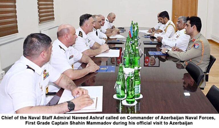CHIEF OF THE NAVAL STAFF VISITS AZERBAIJAN AND MEETS TOP MILITARY LEADERSHIP