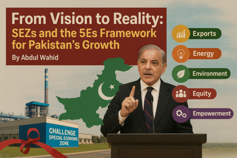 From Vision to Reality: SEZs and the 5Es Framework for Pakistan’s Growth