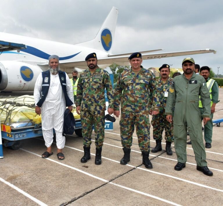 PAF Airlifts 48 Tons of Relief Goods to Flood-Hit Areas of KP