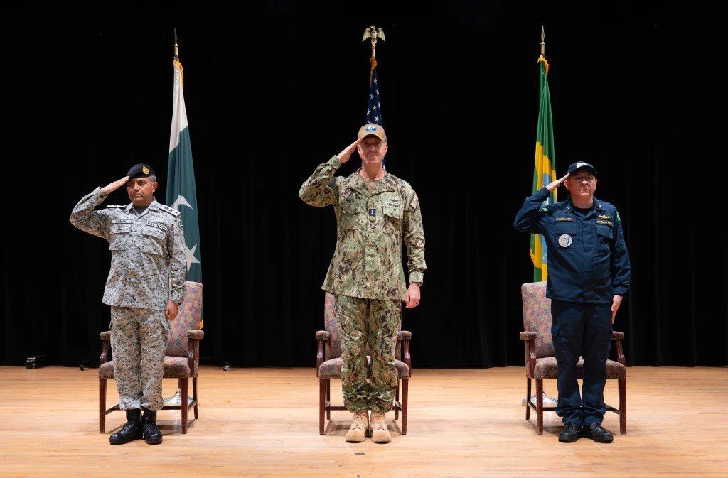 PAKISTAN NAVY HANDS OVER COMMAND OF COMBINED TASK FORCE 151 TO BRAZILIAN NAVY PAKISTAN NAVY HANDS OVER COMMAND OF COMBINED TASK FORCE 151 TO BRAZILIAN NAVY