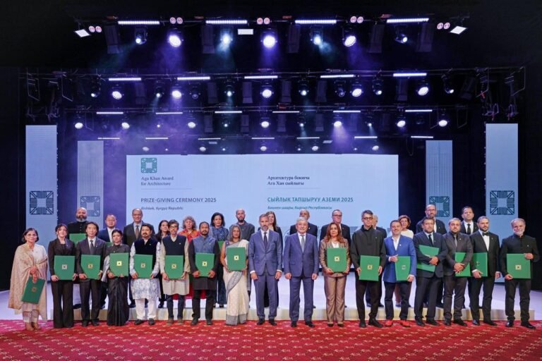 Aga Khan Architecture Award ceremony in Bishkek