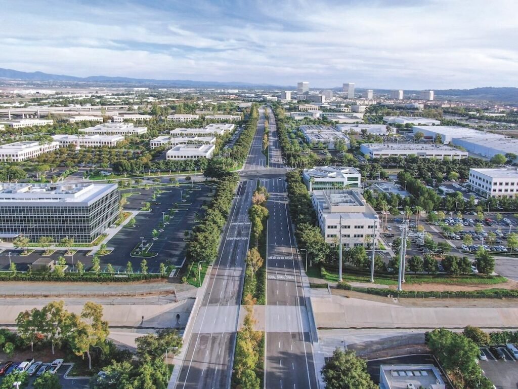 Concept image of future AI industrial park at i3 site in Irvine, Scotland