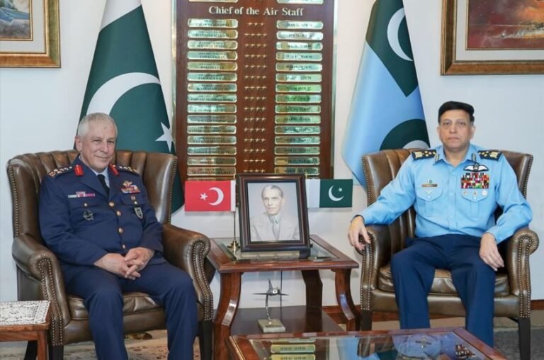 Turkish Defence Delegation Meets Pakistan Air Chief to Boost Defence Cooperation