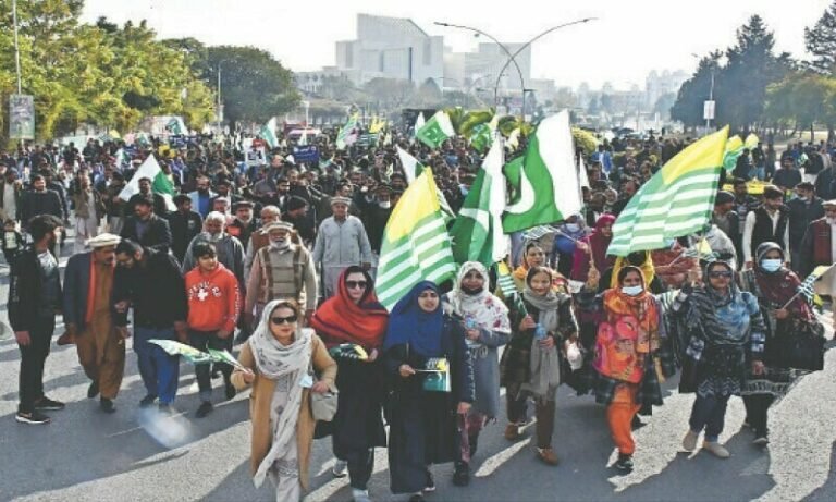 Leaked audio allegedly links a banned Action Committee to unrest plans and road closures in Azad Kashmir.