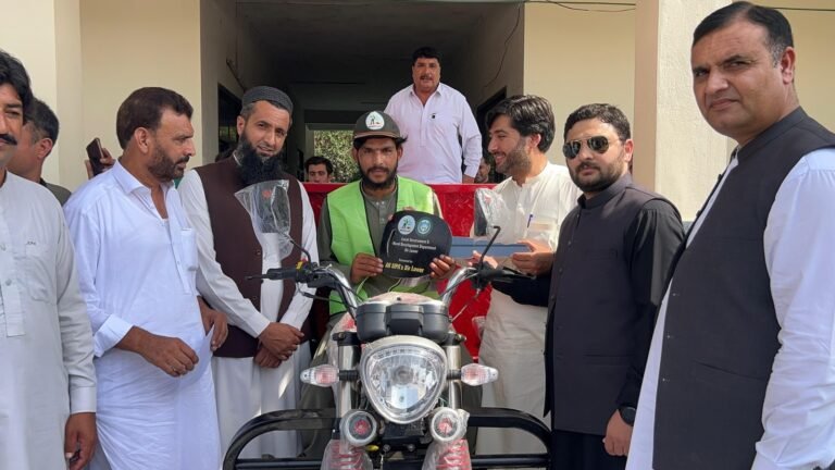 Lower Dir Sanitation Initiative Rolls Out 182 Loader Vehicles for Door-to-Door Waste Collection Lower Dir sanitation initiative loader vehicles distributed to Village Councils