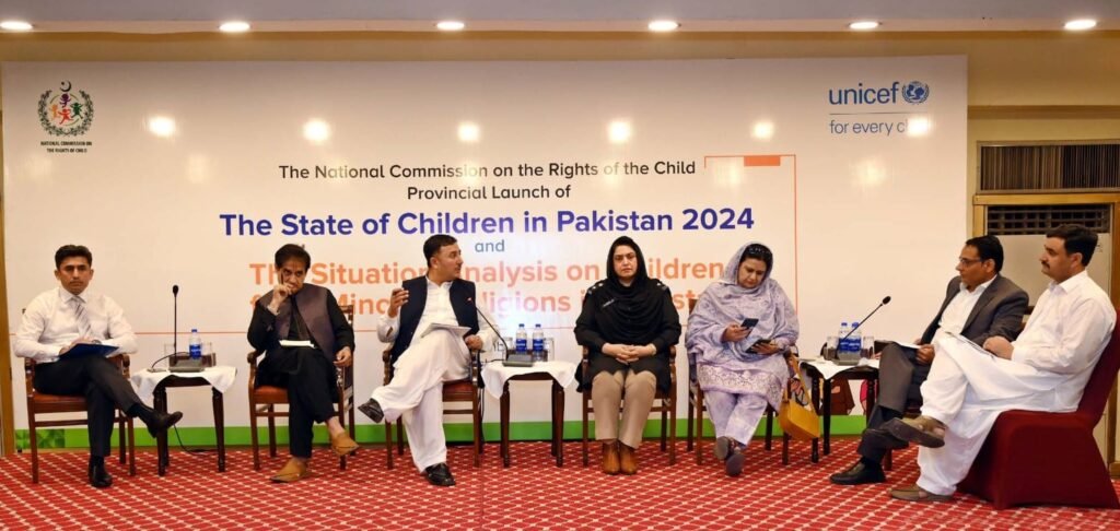 NCRC Highlights Child and Minority Issues in Pakistan NCRC officials launch reports on state of childdren in Pakistan at KP event