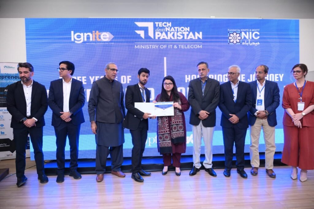 NIC Hyderabad reflects talent and resilience of Pakistan’s youth, Shaza National Incubation Centre Hyderabad startup graduation ceremony with 32 entrepreneurs