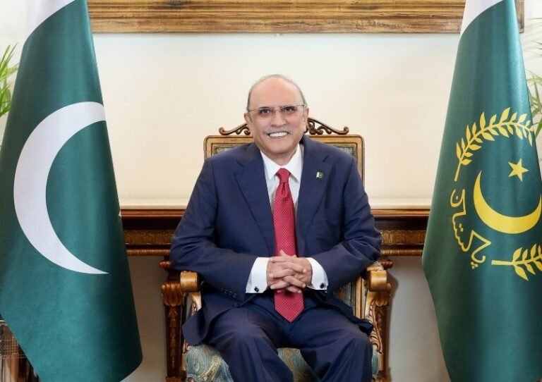President Asif Ali Zardari during an official engagement ahead of his UAE visit to discuss bilateral cooperation.