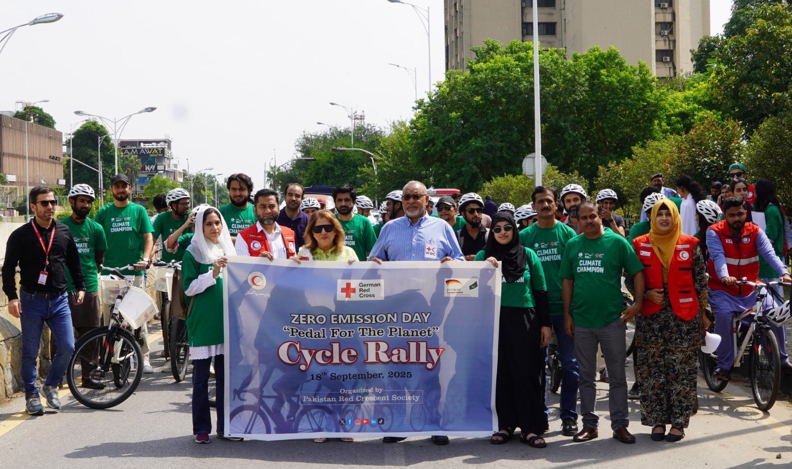 PRCS Organises Cycling Rally “Pedal for the Planet” on Zero Emission Week Celebration