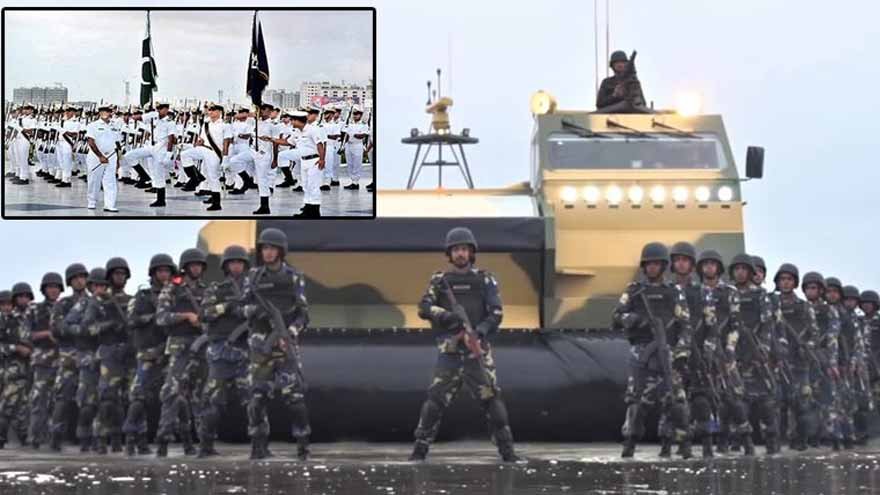 Pakistan Navy Marks Navy Day with Mock Exercise at PNS Qasim