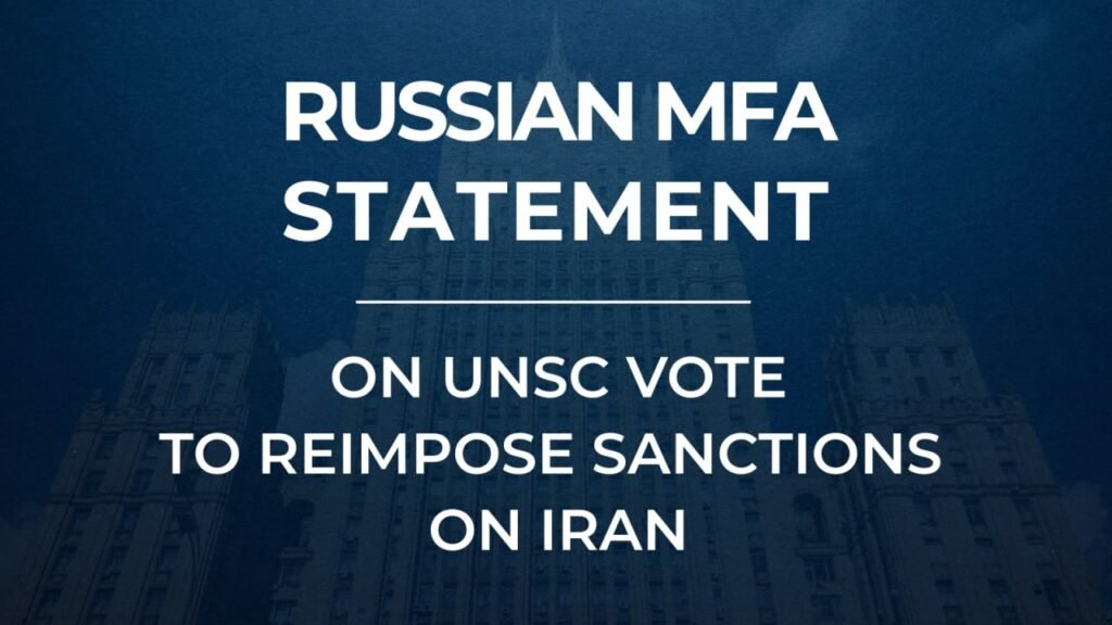 Russia and China oppose UNSC Iran sanctions draft