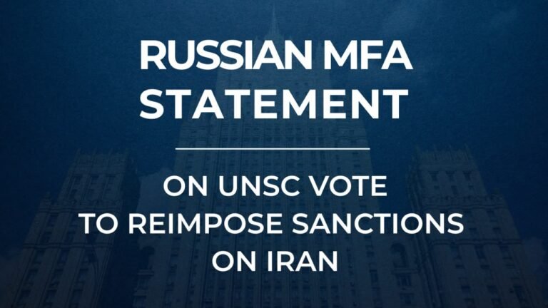 UNSC Vote on Iran Sanctions Fails—Russia and China Defy Western Push Russia and China oppose UNSC Iran sanctions draft