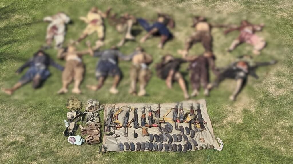 Security forces gunned down 13 Indian-sponsored terrorists in DI Khan operation Security forces gunned down 13 Indian-sponsored terrorists in DI Khan operation