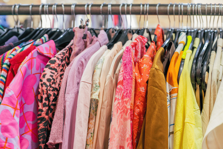 Shoppers browsing Pakistani clothing brands during summer clearance sale