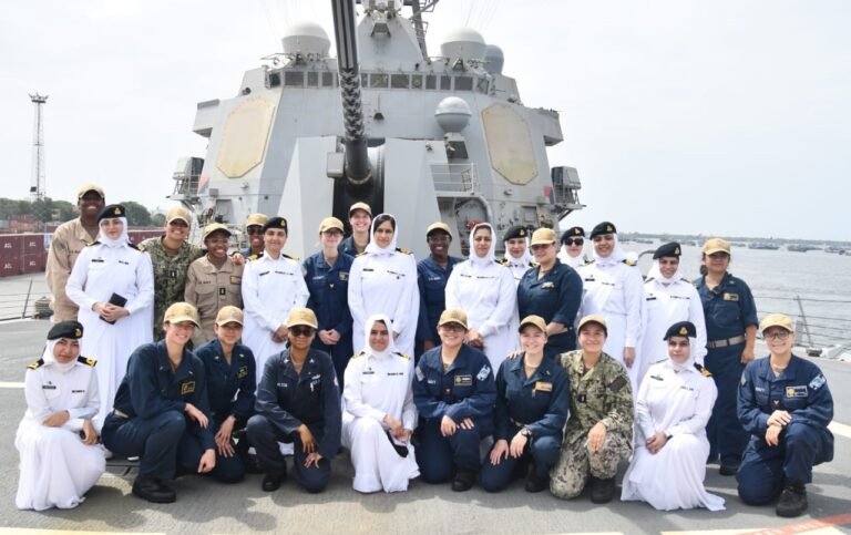 USS Wayne E. Meyer docked in Karachi during Pakistan US naval cooperation visit