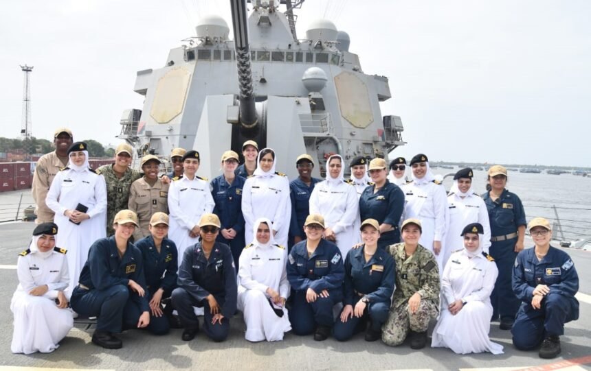 USS Wayne E. Meyer docked in Karachi during Pakistan US naval cooperation visit