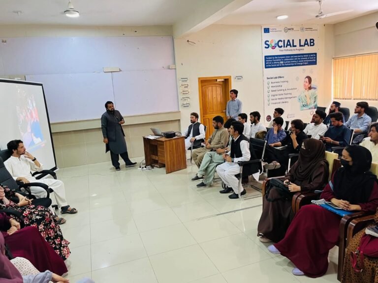 Young Peace and Development Corps Holds Orientation Session & Membership Drive at University of Swat Students at Young Peace and Development Corps Swat orientation session