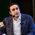 PPP Chairman Bilawal Bhutto Zardari addresses the 19th anniversary ceremony of the Karsaz tragedy in Karachi on October 18, 2026.